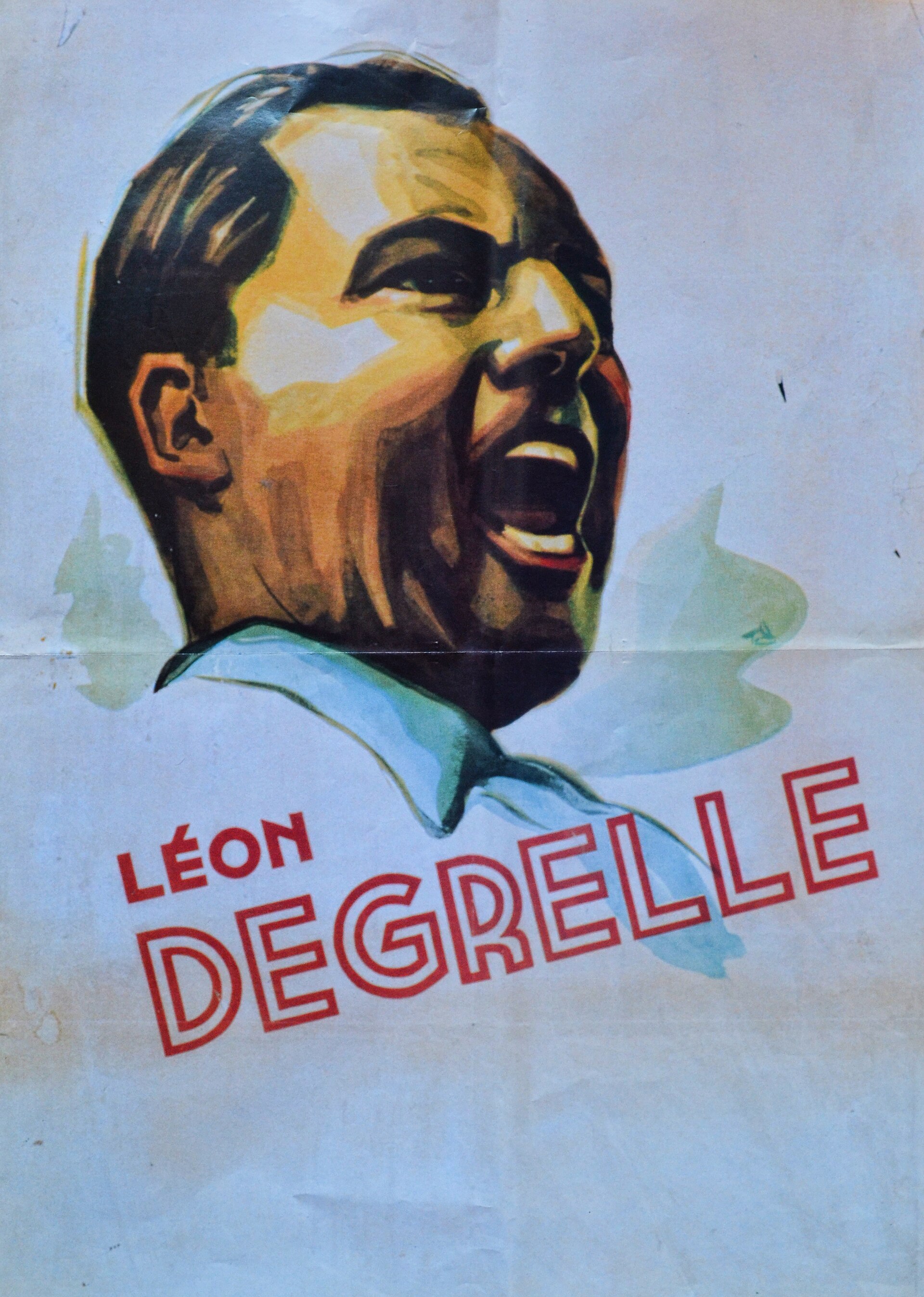 Affiche de propagande Waffen-SS — Division Wallonie (avec Léon Degrelle)